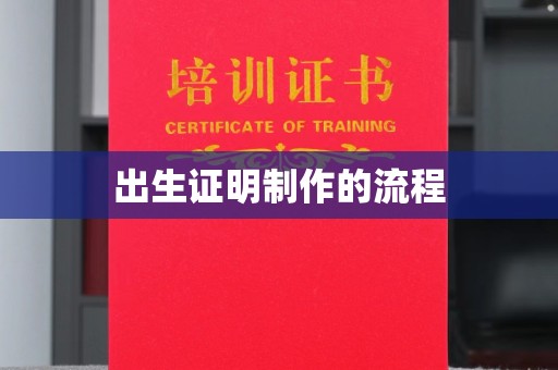 枣阳出生证明制作的流程