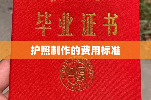 枣阳护照制作的费用标准