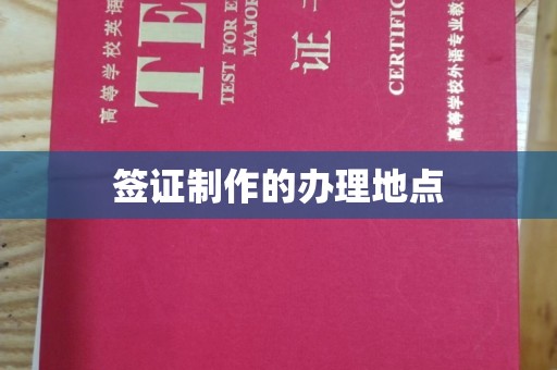 枣阳签证制作的办理地点
