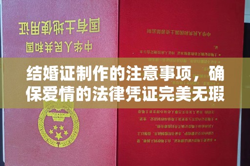 枣阳结婚证制作的注意事项，确保爱情的法律凭证完美无瑕