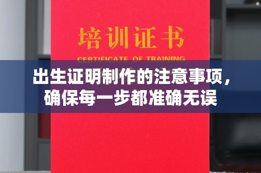 枣阳出生证明制作的注意事项，确保每一步都准确无误