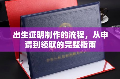 枣阳出生证明制作的流程，从申请到领取的完整指南