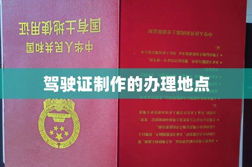 枣阳驾驶证制作的办理地点