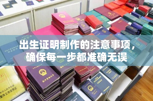 枣阳出生证明制作的注意事项，确保每一步都准确无误