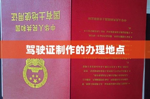 枣阳驾驶证制作的办理地点